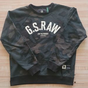 G-Star Raw Men's Graphic Sweatshirt Camo